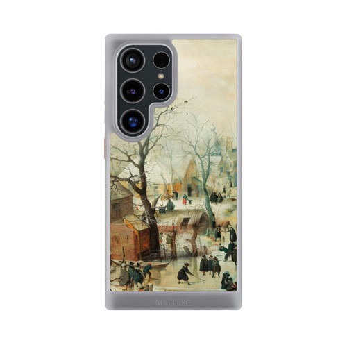 Samsung Galaxy S24 Ultra NIVOcore Winter Landscape with Ice Skaters - Hendrick Avercamp