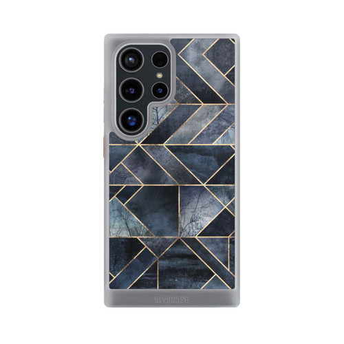Samsung Galaxy S24 Ultra NIVOcore Abstraktes Natur-Dunkelblau