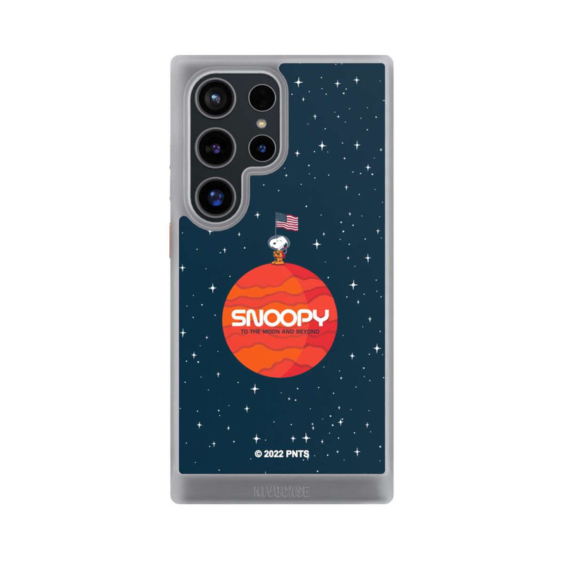 Galaxy S24 Ultra NIVOcore Snoopy Voyageur de l'espace Orange