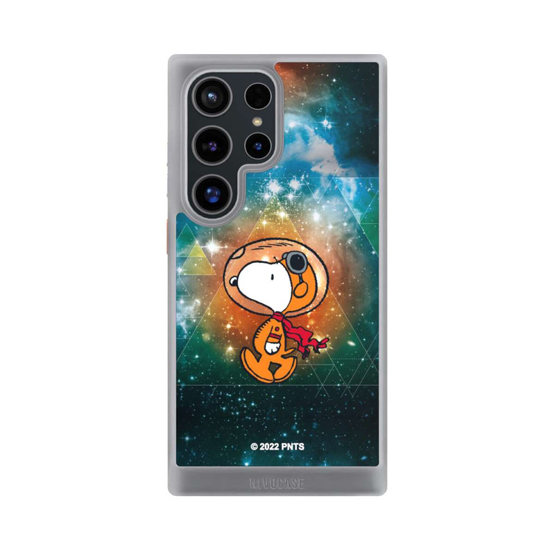 Galaxy S24 Ultra NIVOcore Snoopy Weltraumreisender Grün