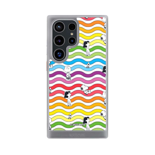 Samsung Galaxy S24 Ultra NIVOcore Snoopy Pattern Rainbow