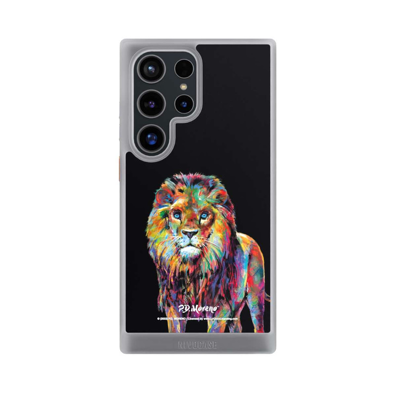 Galaxy S24 Ultra NIVOcore Löwe Bunte Kunst von P.D. Moreno