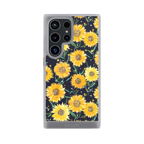 Samsung Galaxy S24 Ultra NIVOcore Sonnenblumen schwarz