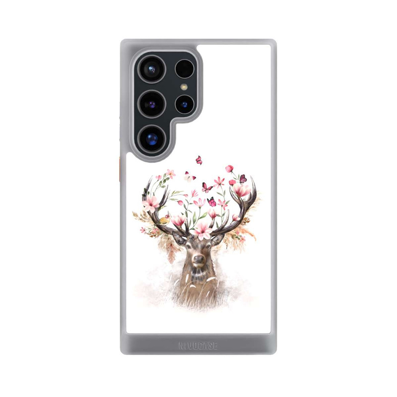 Galaxy S24 Ultra NIVOcore Hirsch Blumen Geweih