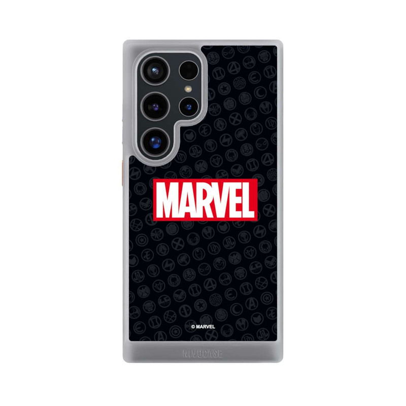 Galaxy S24 Ultra NIVOcore Marvel Logo Black Red 