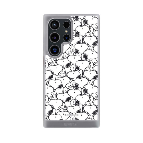 Samsung Galaxy S24 Ultra NIVOcore Snoopy Muster Schwarz und Weiß
