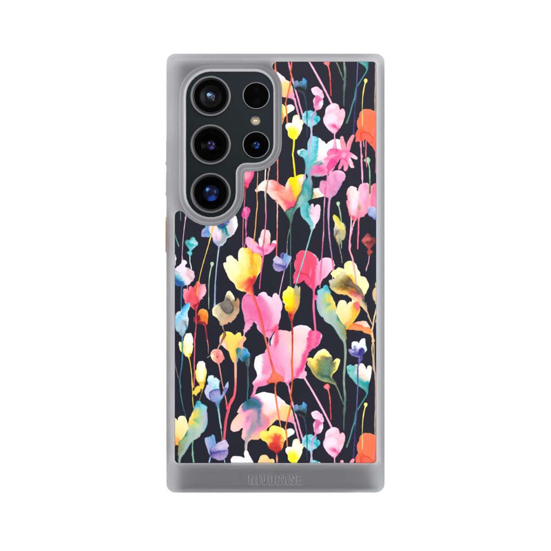 Galaxy S24 Ultra NIVOcore Wild Flowers Black