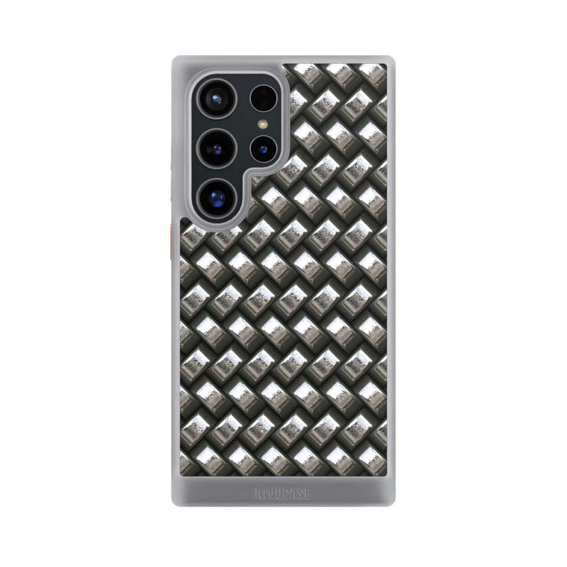 Galaxy S24 Ultra NIVOcore Glamour Silver Metal
