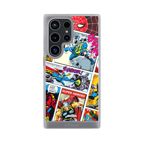 Samsung Galaxy S24 Ultra NIVOcore Marvel Retro Comic Blue