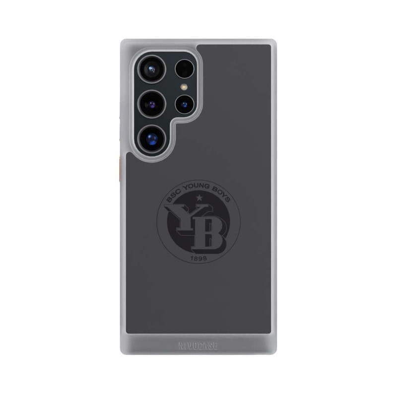 Galaxy S24 Ultra NIVOcore BSC YB Logo Gris