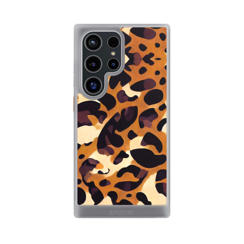 Galaxy S24 Ultra NIVOcore Leo Pattern hellbraun