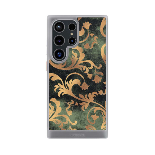Samsung Galaxy S24 Ultra NIVOcore Damask Wallpaper Dark Green