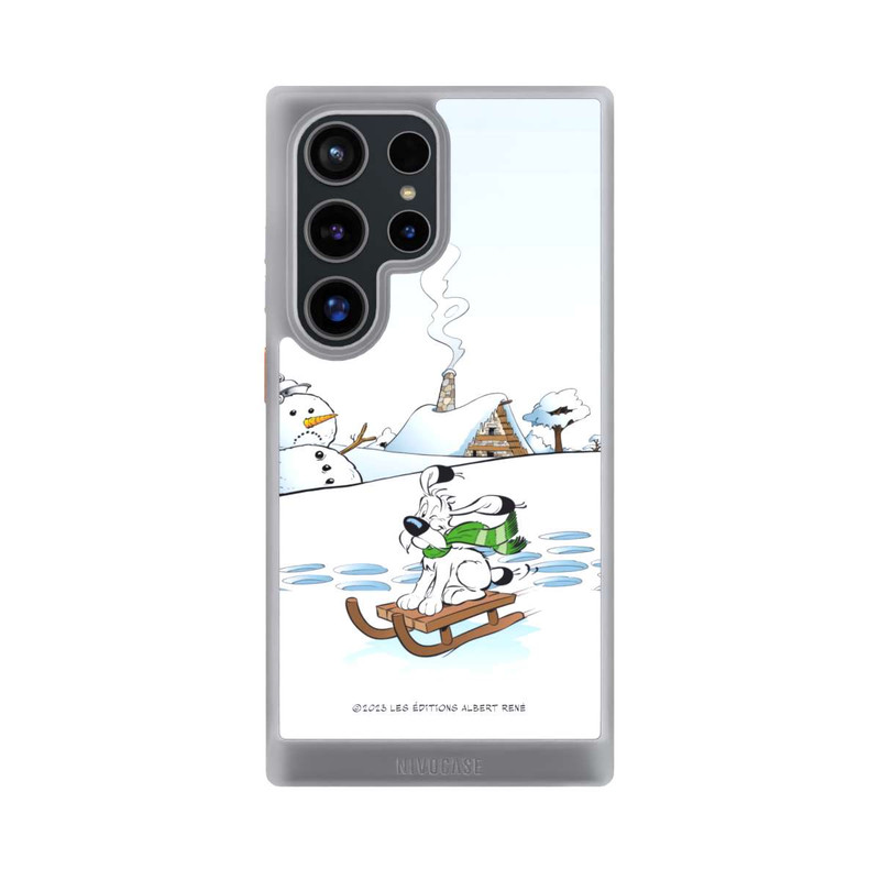 Galaxy S24 Ultra NIVOcore Idefix fährt Schlitten