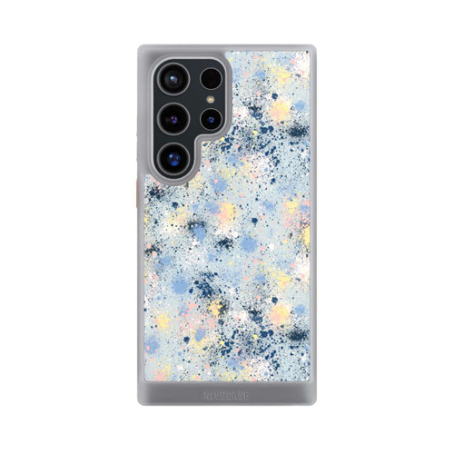 Samsung Galaxy S24 Ultra NIVOcore Tintentropfen Staub Textur Blau