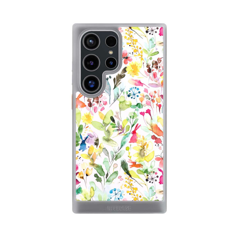 Galaxy S24 Ultra NIVOcore Wild Flowers Meadow Pink