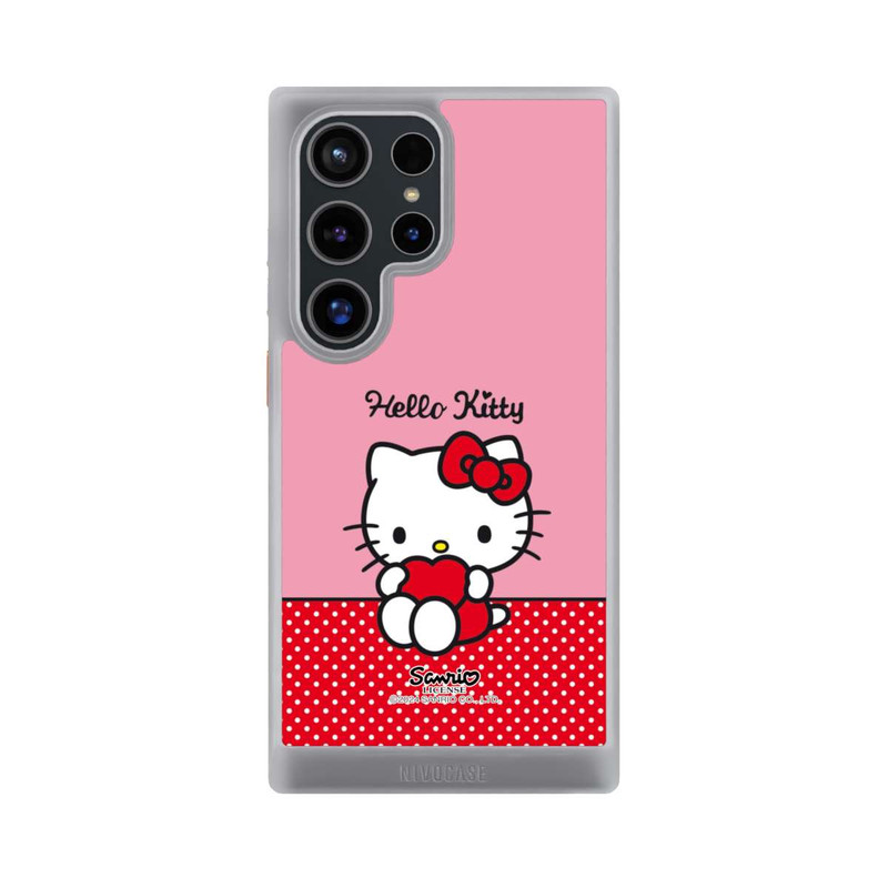 Galaxy S24 Ultra NIVOcore Hello Kitty sitzend mit Herz