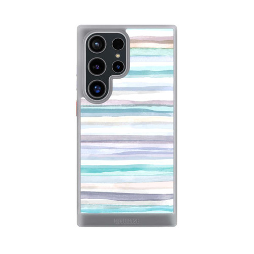 Samsung Galaxy S24 Ultra NIVOcore Pastellfarbene Streifen Blau
