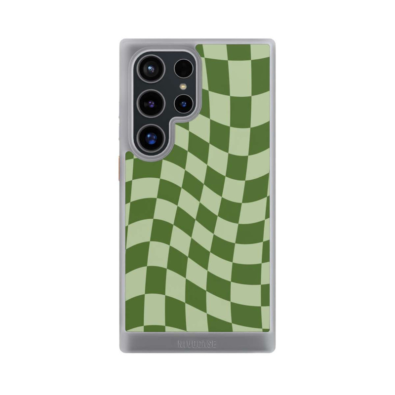 Galaxy S24 Ultra NIVOcore Checkerboard green