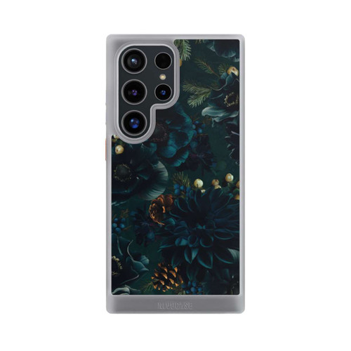 Samsung Galaxy S24 Ultra NIVOcore Blumenmuster Grün und Blau
