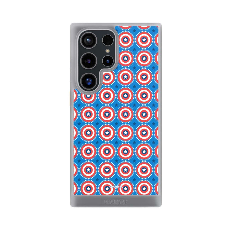 Galaxy S24 Ultra NIVOcore Captain American Shield Pattern