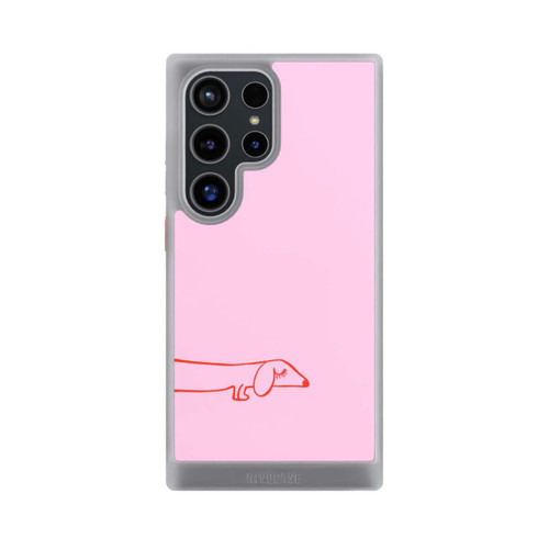 Samsung Galaxy S24 Ultra NIVOcore Dachshund Illustration Pink