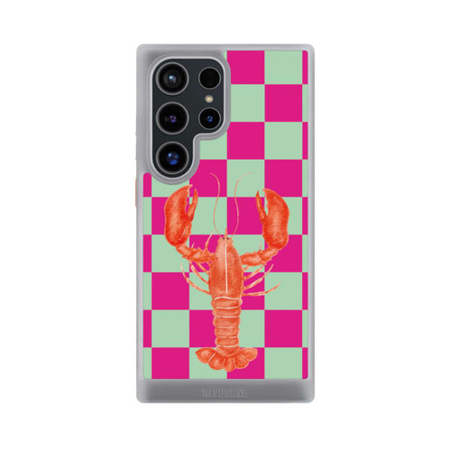 Samsung Galaxy S24 Ultra NIVOcore Pink Checkers Lobster
