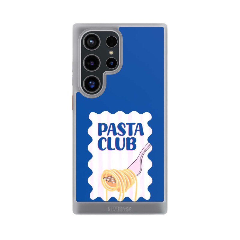 Galaxy S24 Ultra NIVOcore Pasta Club in Blue and Pink
