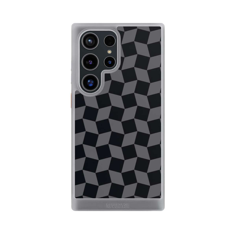 Galaxy S24 Ultra NIVOcore 3D Würfel-Muster Effektt