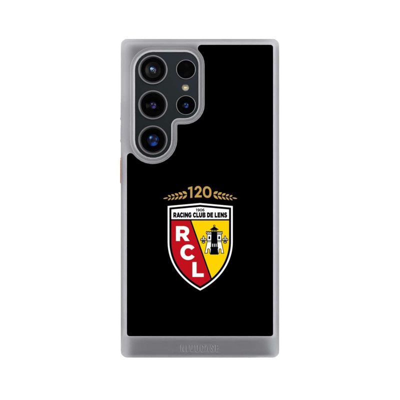 Galaxy S24 Ultra NIVOcore RC Lens 120 Jahre Jubiläums Logo schwarz