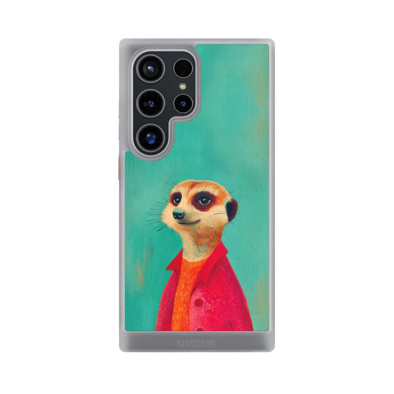 Galaxy S24 Ultra NIVOcore Meerkat Green Illustration