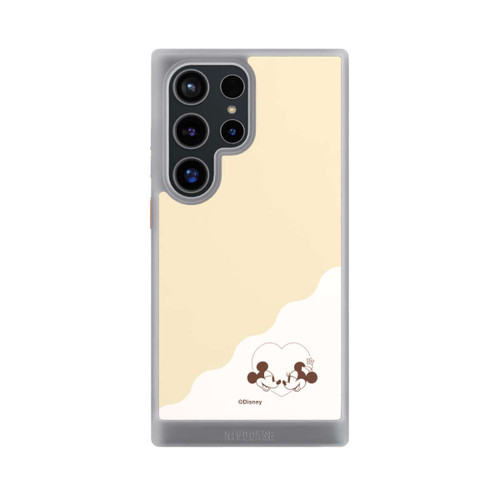 Samsung Galaxy S24 Ultra NIVOcore Mickey and Minnie Love Heart Beige
