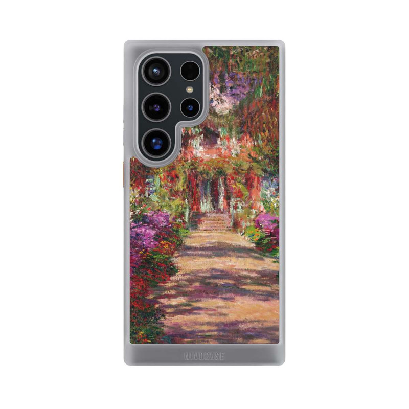 Galaxy S24 Ultra NIVOcore Eine Allee in Monets Garten in Giverny by Claude Monet