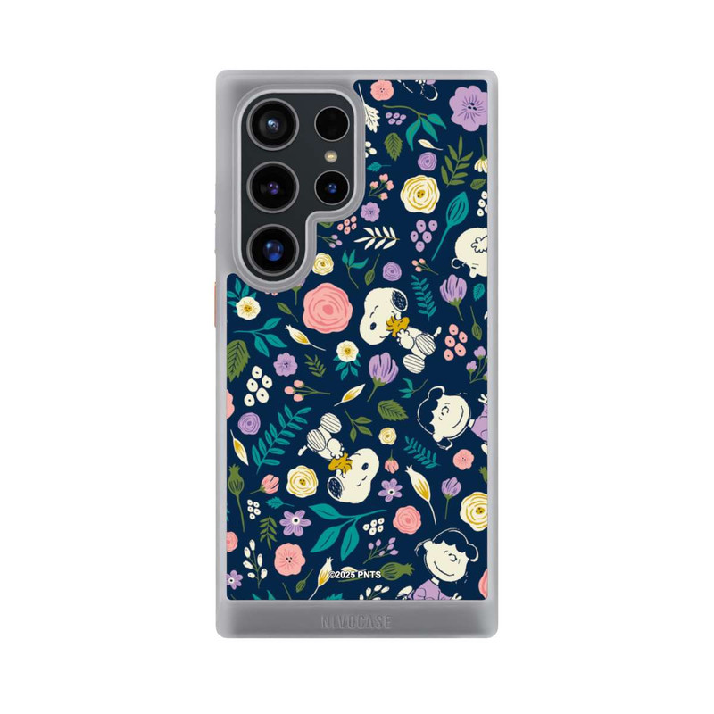Galaxy S24 Ultra NIVOcore Peanuts Dark Flower Pattern