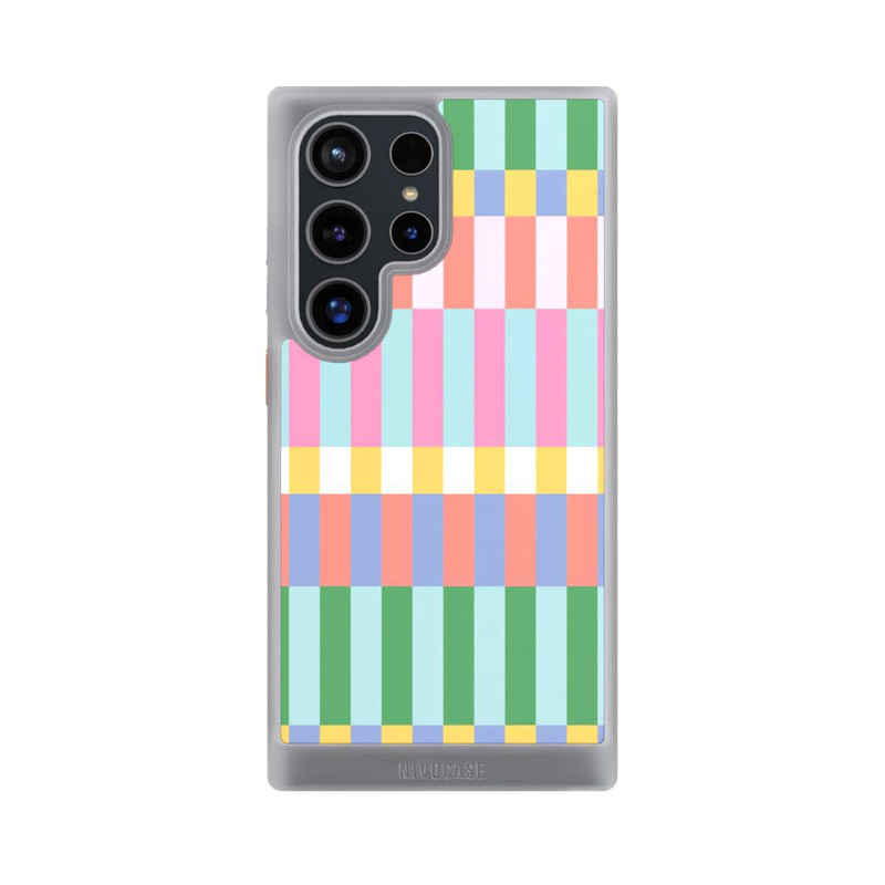 Galaxy S24 Ultra NIVOcore Checked Theme Pastel