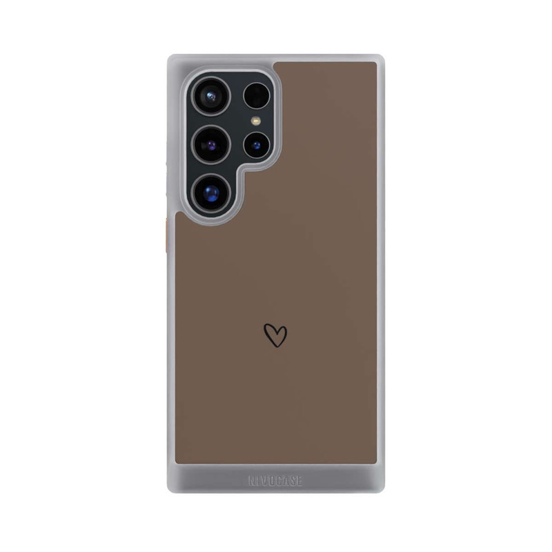 Galaxy S24 Ultra NIVOcore Herz Minimalistisch Braun