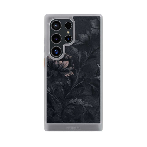 Samsung Galaxy S24 Ultra NIVOcore Dunkles Blumenmuster Vintage