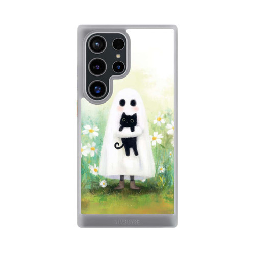Samsung Galaxy S24 Ultra NIVOcore Geist und Katze Halloween mit KI