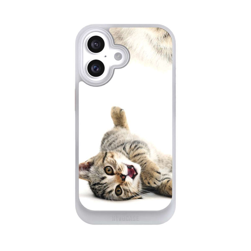 iPhone 16 NIVOcore Cat Rolling around