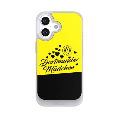 Apple iPhone 16 NIVOcore BVB Dortmunder Mädel Herzen