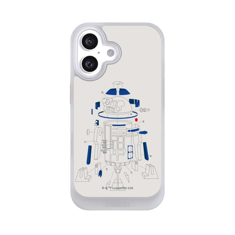 iPhone 16 NIVOcore R2D2 Exploded Drawing - StarWars 8