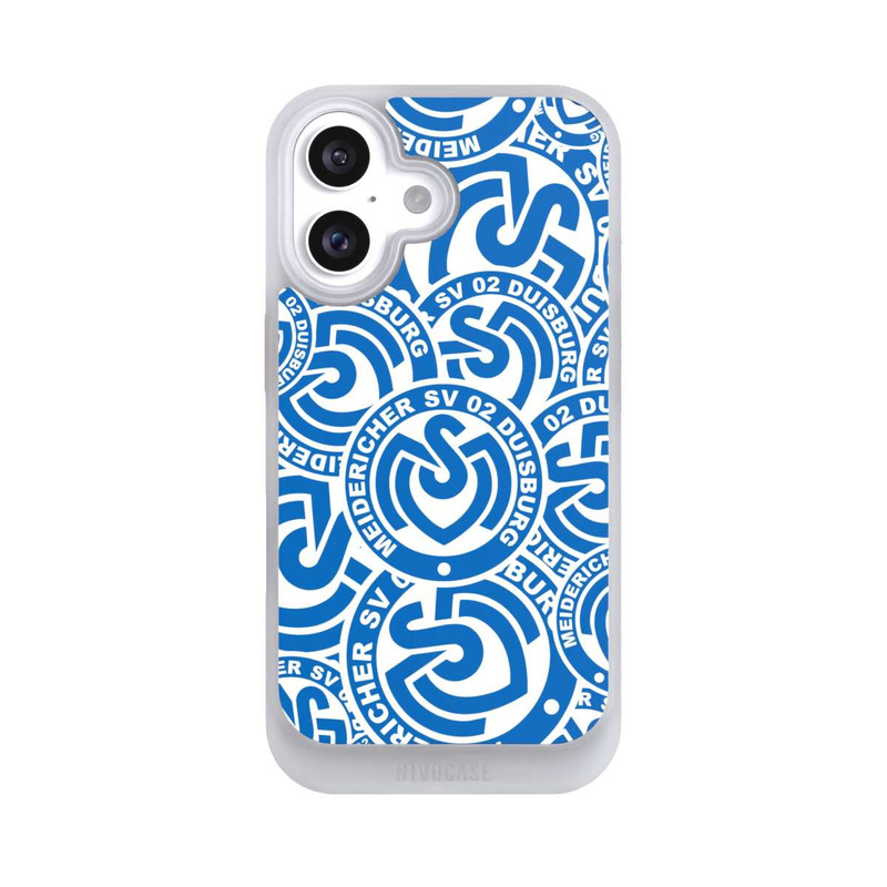 iPhone 16 NIVOcore MSV Logos Blau
