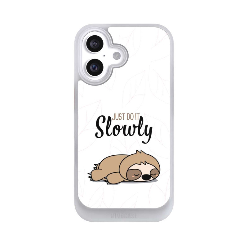 iPhone 16 NIVOcore Just Do It Slowly Sloth