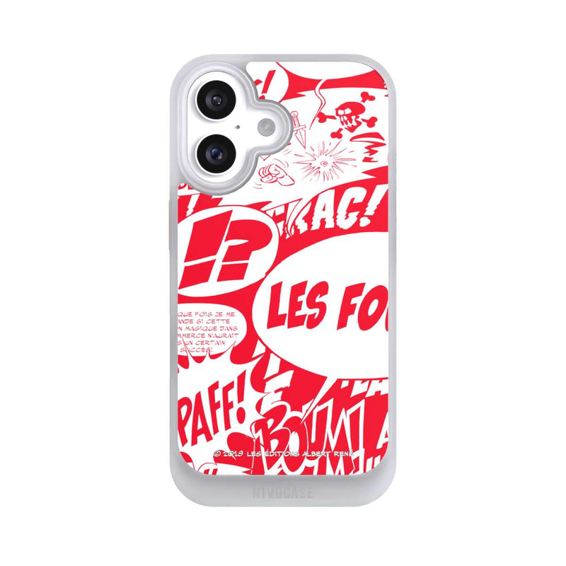iPhone 16 NIVOcore Sprechblasen Asterix Rot