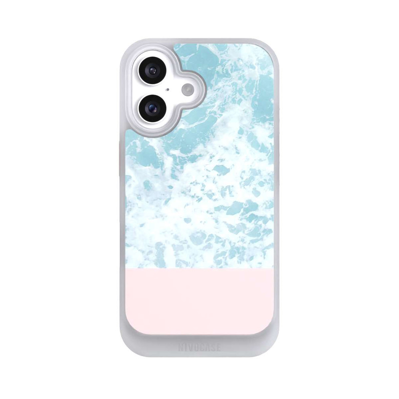 iPhone 16 NIVOcore Pink on the Sea