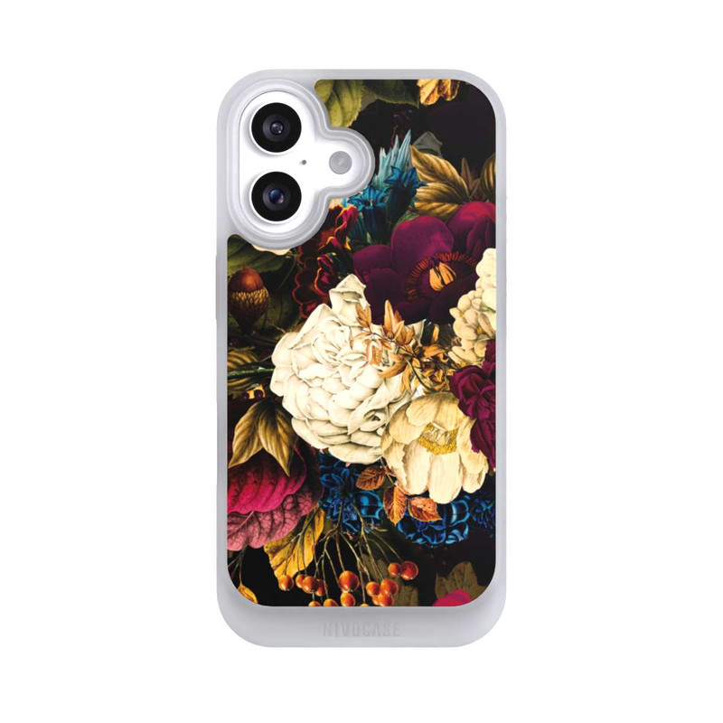 iPhone 16 NIVOcore Dark Vintage Flowers