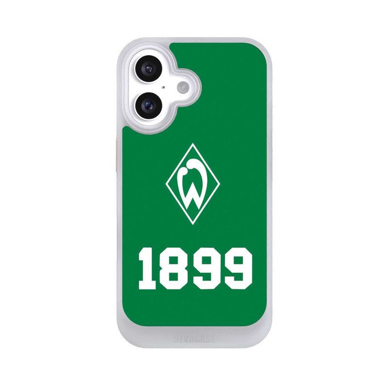 iPhone 16 NIVOcore 1899 Grün-Weiß Lebenslang Grün - Werder Bremen