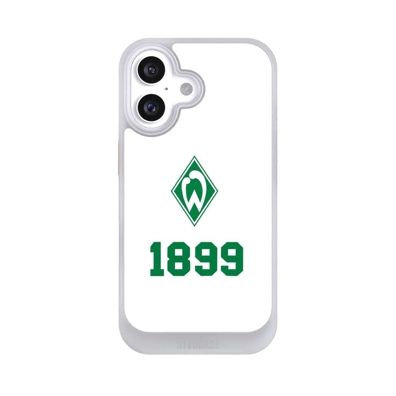iPhone 16 NIVOcore 1899 Grün-Weiß Lebenslang Weiss - Werder Bremen