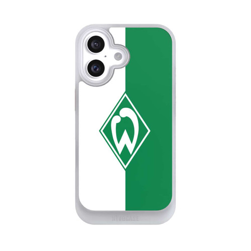 Apple iPhone 16 NIVOcore Weiß-Grün - Werder Bremen