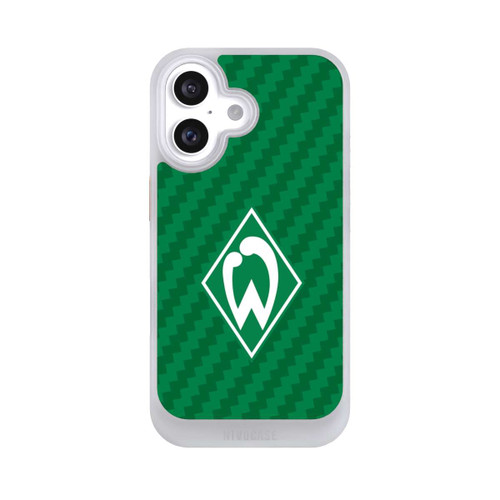 Apple iPhone 16 NIVOcore Carbonlook - Werder Bremen