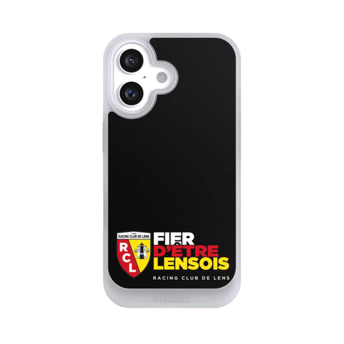 Apple iPhone 16 NIVOcore RC Lens Logo en bas Noir